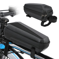 Bicycle Front Frame Bag Waterproof Hard Shell Bike Top Tube Phone Bag Pouch For Cycling