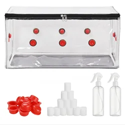 Mushroom Monotub Kit Home Mushroom Grow Kit Mushroom Tent Save Your Mycology Mushroom Grow Bags for Fresh Air Exchange