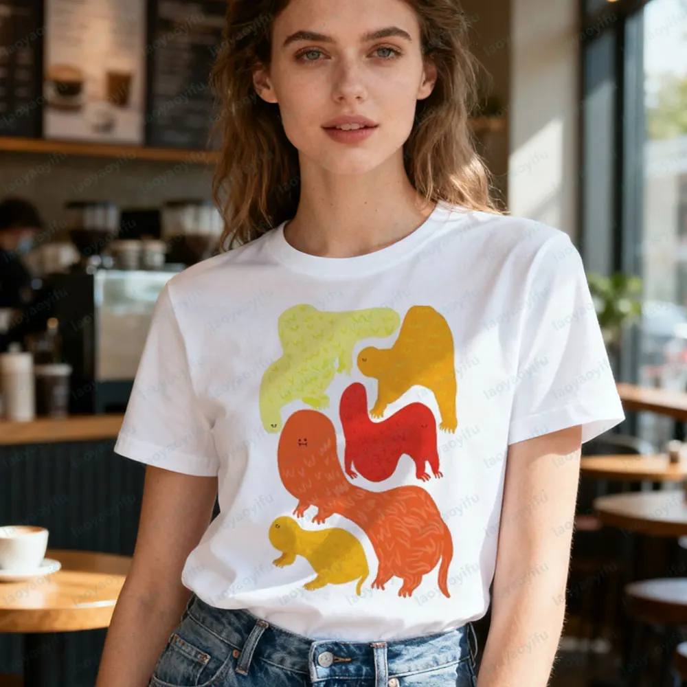 

Футболка Organic Creator, забавная футболка унисекс с абстрактным принтом и графическим принтом для мужчин и женщин, повседневная футболка, топы уникального дизайна