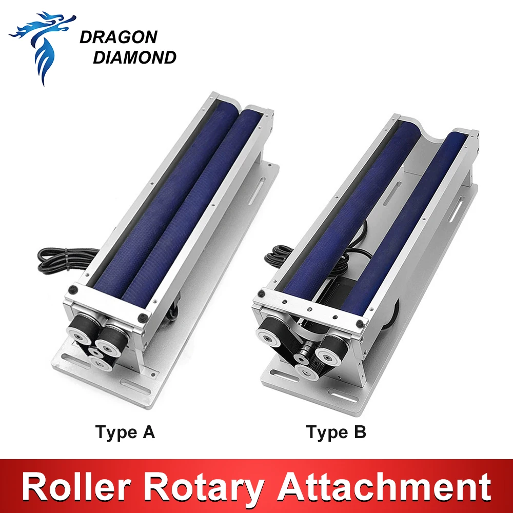 1pc Laser Rotary Roller Axis Attachment Device for Co2&Fiber laser Engarving Machine Customized Engarve for Glass Bottle