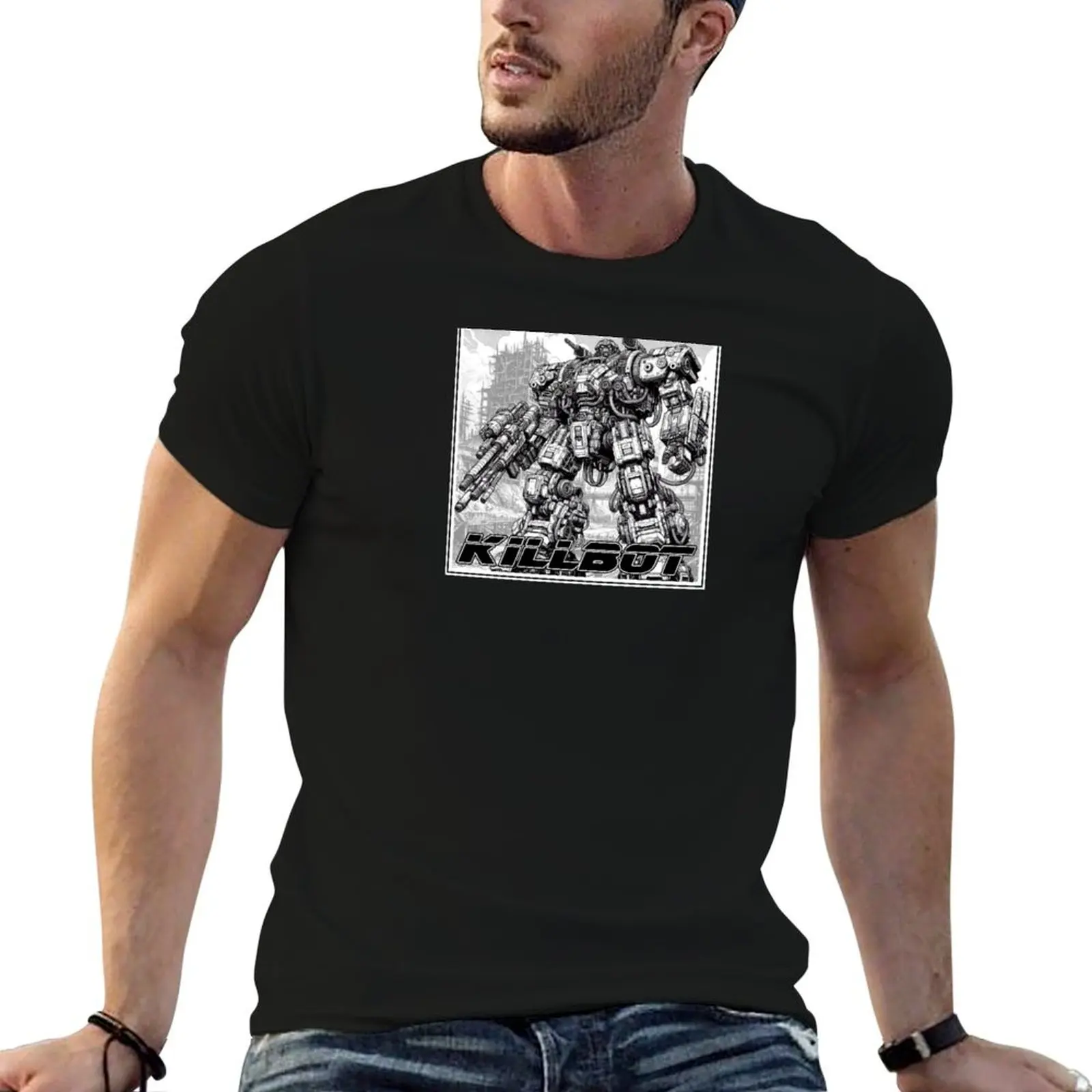 Killbot Band Merch 4 T-Shirt Industrial Work Tee Shirt