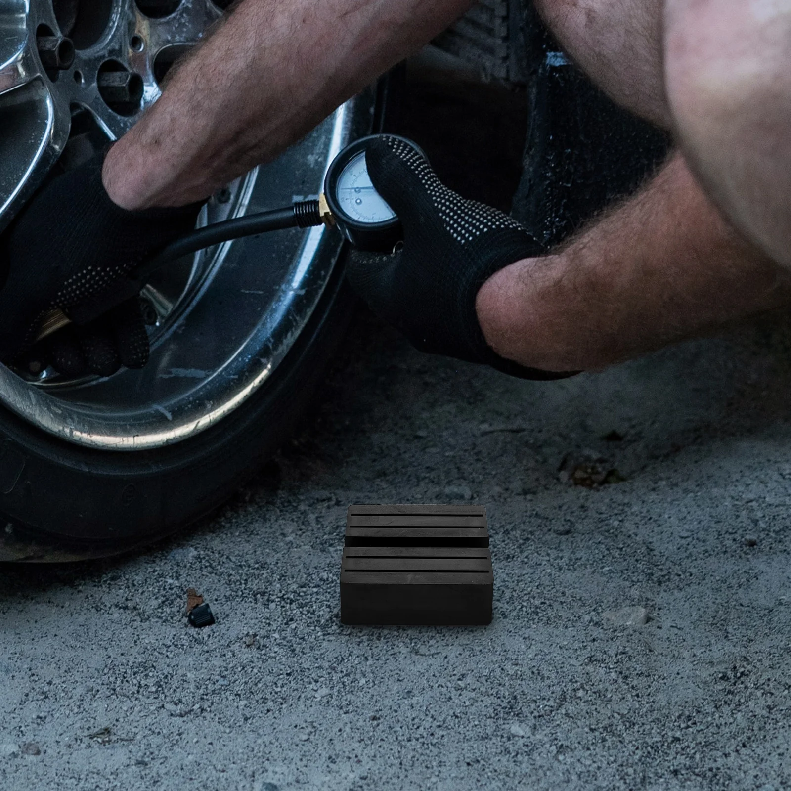 

Jack Stand Pads Durable Rubber Slotted Pad Frame Rail Adapter Car Lift Premium Strength Wear Resistant Non Slip Vehicle Safety