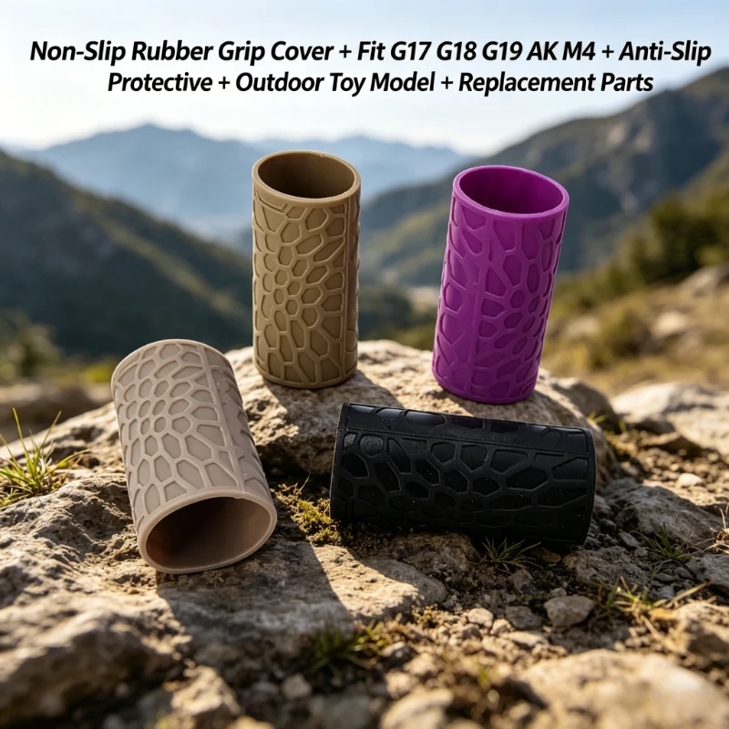 

Non-Slip Grip Cover Rubber Fit G17 G18 G19 AK M4 Protective Anti-Slip Outdoor Toy Model Replacement Parts