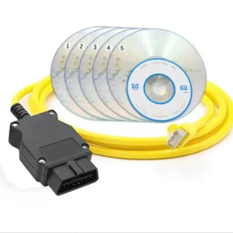 ESYS ENET Cable for BMW F-serie Refresh Hidden Data E-SYS ICOM 3.25.3 and V50.3 Data E-SYS ENET OBD Car Diagnostic Net Cable