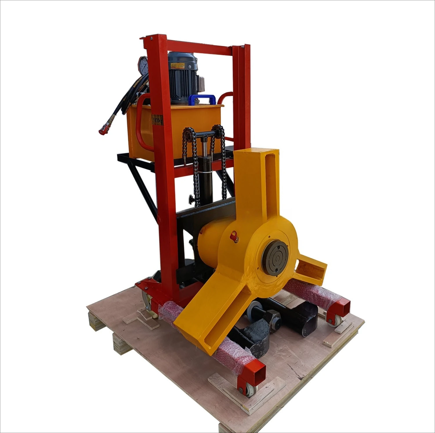 Vehicle-mounted hydraulic lifting pulley pulley disassembly special drawing