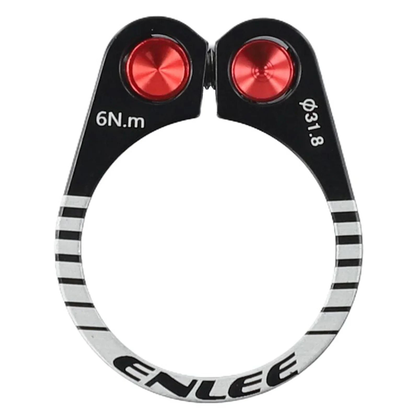 

Mountain Bike Seatpost Clamp Seatpost Clamp 31.8 34.9mm Lock Aluminum Alloy Black/colorful CNC Turn Hollow Lock