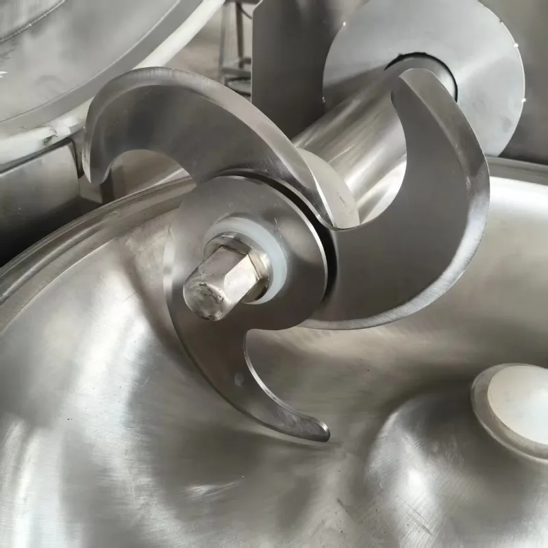 customized bowl cutter meat emulsifier stainless steel chopping machine for sausage beef chicken food factory processing
