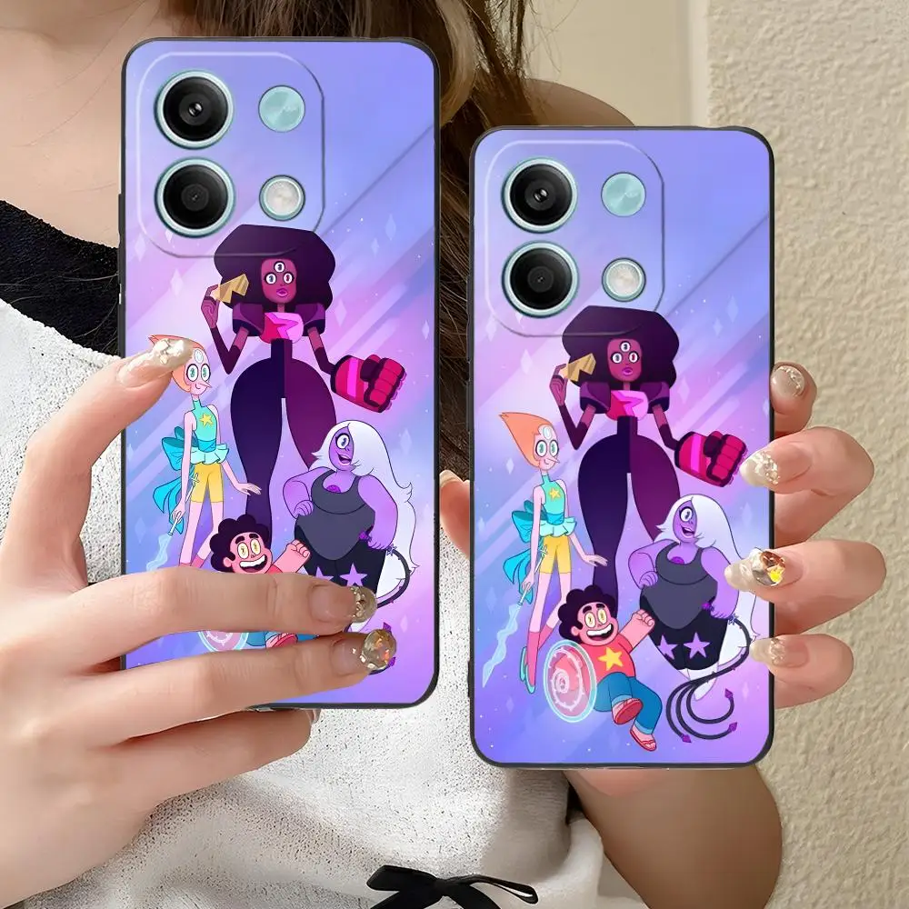 Custodia per cellulare Steven Universe per Xiaomi Redmi Note 14 13 12 11 A5 3 2 1 Pro Plus 4G 5G Cellulari protettivi a colori graziosi