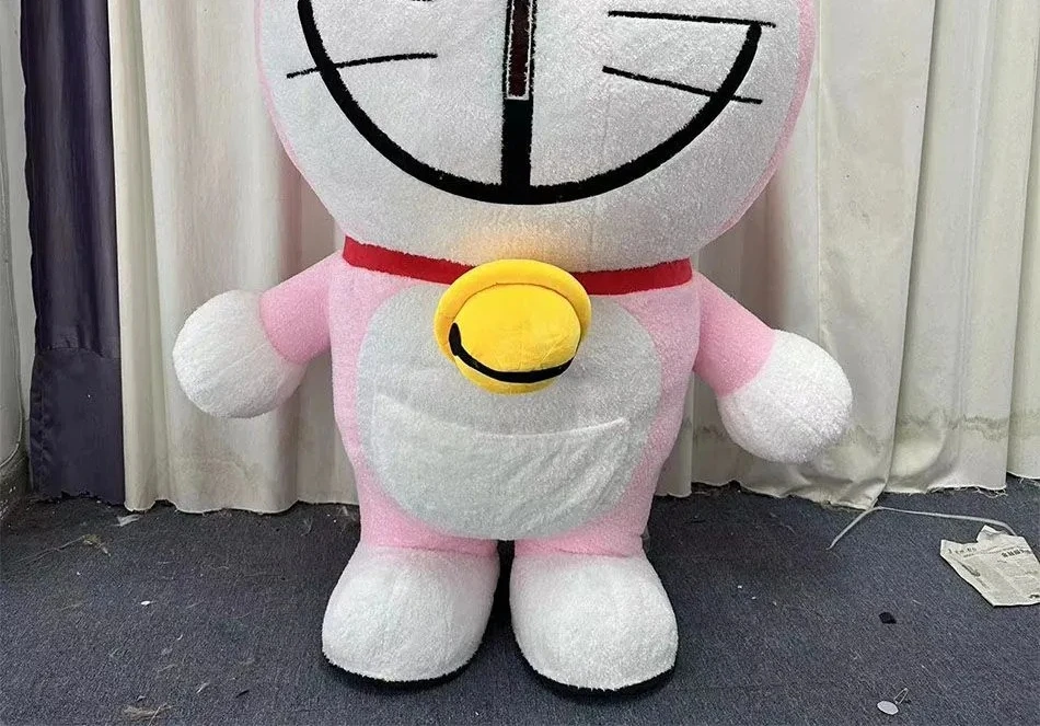 Kostium Maskotki Dla Dorosłych, Nadmuchiwany Kot, Kostium Maskotki Robocat, Kostium Doraemon, Fantazyjne Przebranie Cosplay, Super Bez Baterii