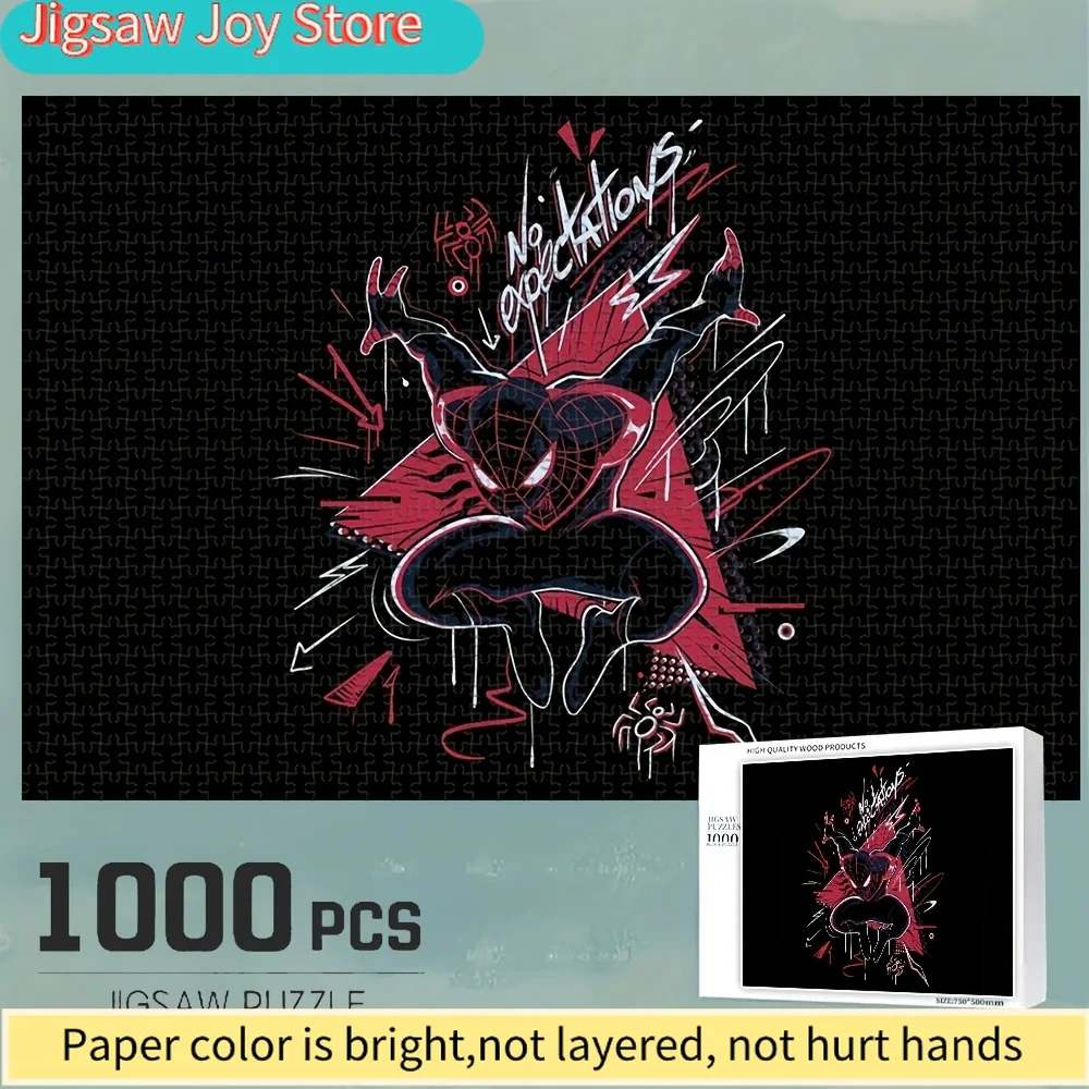 

Spider-Man Classic Comic Movie Character Themed Jigsaw Puzzle, Office Desktop Puzzle, Fun Family Game, Fine Craftsmanship, Wa