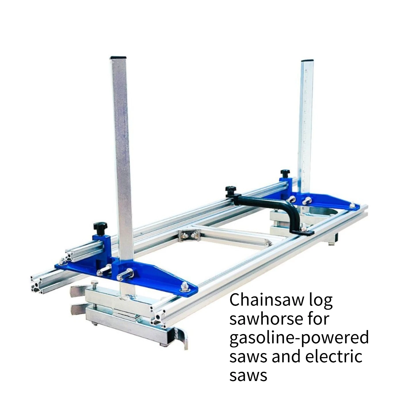 Portable Chainsaw Mill Adjustable Aluminum Alloy Guide Rail Log Planking Cutting Tool Milling Attachment for Woodworking Sawmill