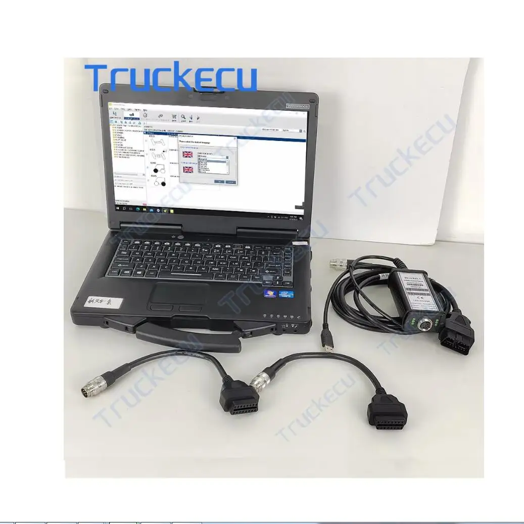 CF53 Laptop CLAAS Agriculture Combine Tractor Truck COMPACT Scanner Tool CLAAS MetaDiag CANBUS Interface Claas Diagnostic System