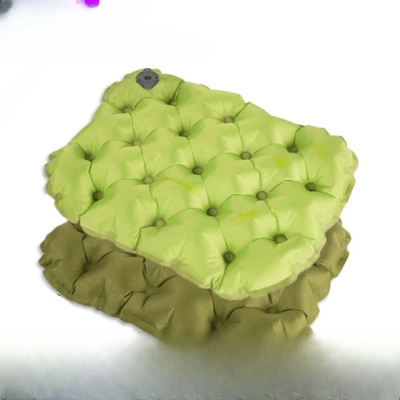 Portable storage inflatable small cushion travel folding cushion camping moisture-proof chair cushion