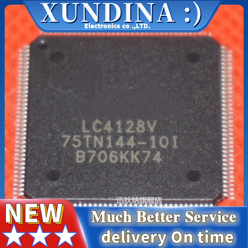 1PCS/LOT LC4128V-75TN128-10I LATTICE TQFP128 new and original IC