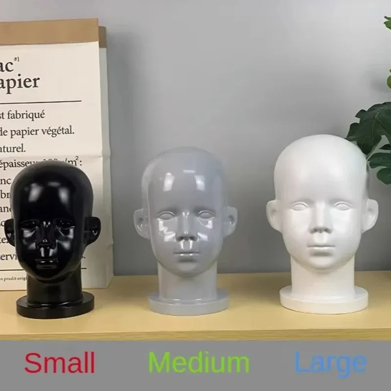 

Realistic Kids Mannequin Head for Wig Display Small Medium Large Size Child Head Model for Hat Glasses