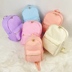 Large Capacity Nylon Preppy School Backpack Leisure Zipper Travel School Bag for Kids Teenager Girls College Student