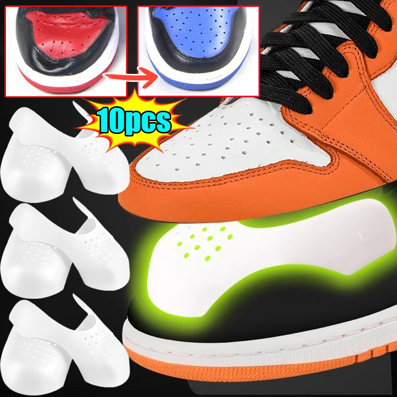 5Pairs Anti Crease Shoe Head Protector for Casual Sneaker Anti Wrinkle Shoe Toe Caps Support Stretcher Expander Shoes Protection