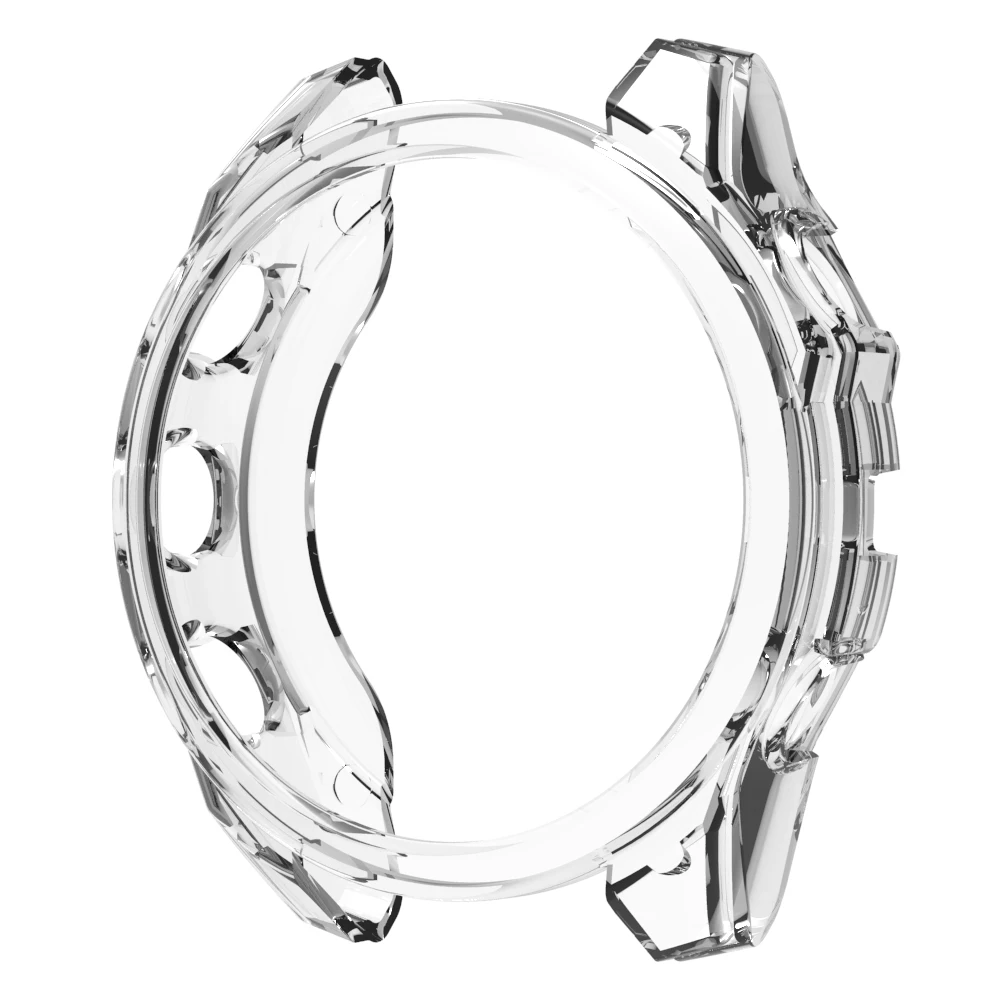 TPU Silicone Clear Watch Case For Garmin Fenix 8 51mm 7 47mm Bumper Frame Shell For Garmin Fenix8 Transparent Protective Cover