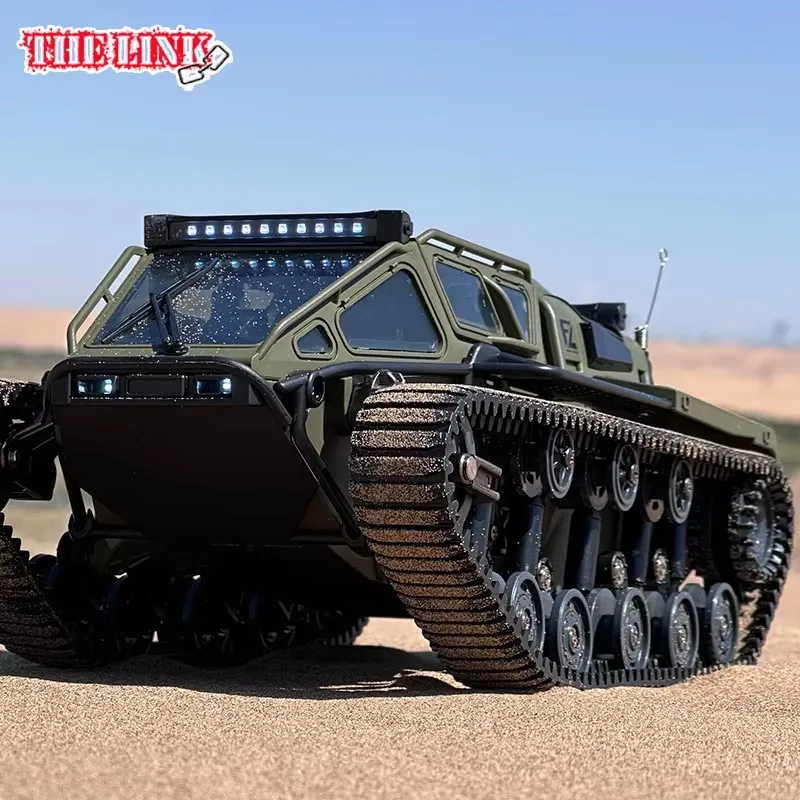 1:16 G2067 LED Light Full Scale Tracked Tank Simulation Model Toy 2.4Ghz RC Car Model Drift Remote Control Off-Road Vehicle Boys