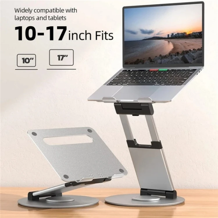 

Hot Selling AS018 XS Tablet PC Stand Adjustable Tablet Holder 360 Degree Rotating Desk Stand for 10-17 Inch Device