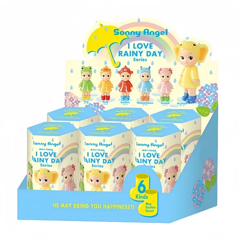 2025 ใหม่Original Sonny Angel I Love Rainy Day Seriesกล่องตาบอดMini Figureรุ่นMysteryกล่องสาววันเกิดSurpriseของเล่นของขวัญ