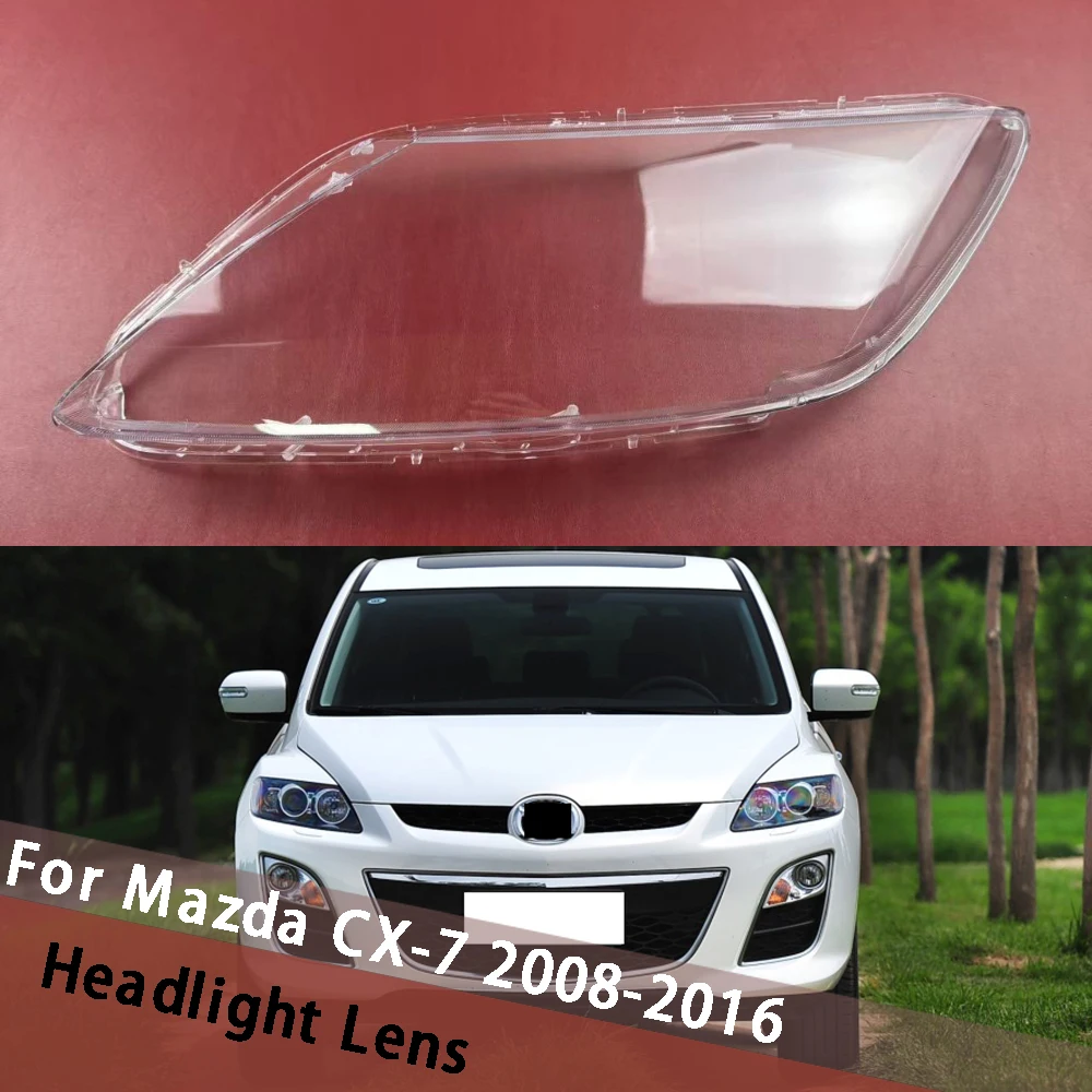 

Для Mazda CX-7 2008-2016 крышка объектива фар прозрачный корпус фары из плексигласа замена оригинального корпуса абажура маски