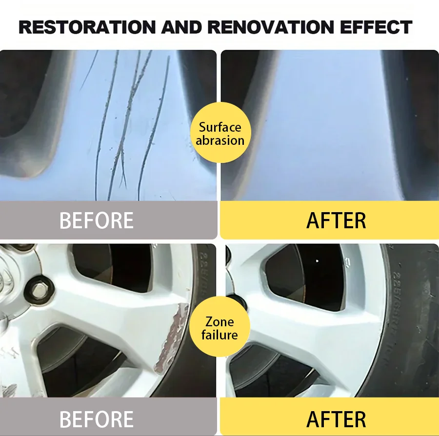 Metal Polish for Car Wheels - Mirror Finish Rim Restorer - Remove Oxidation & Tarnish - Bring Back Factory Shine to Alloy Rims - view 5