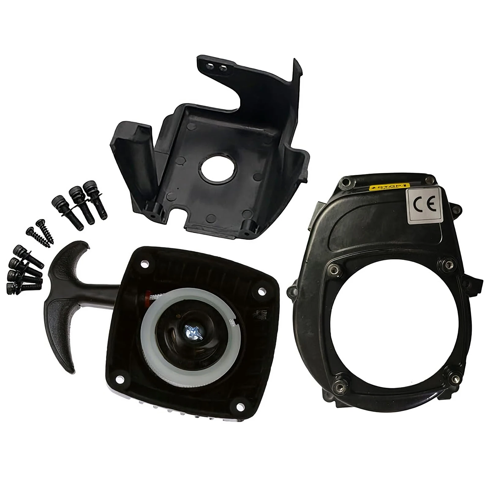 TSRW RC Car Engine Side Cover Pull Starter Cover Kit for 1/5 32CC 36CC Zenoah CY HPI ROVAN KM Baja Losi 5ive T FG