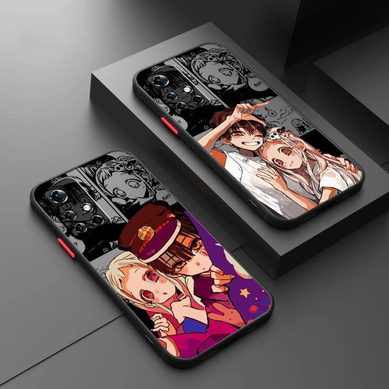 T-Toilet-bound Hanako-kun Cool Cute Frosted Translucent For Redmi 8 3 9A 9C 9AT 9 9T 13R 10A 10C 10 11A 12C 12 13C 5G Back