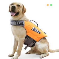 Chaleco salvavidas para natación de mascotas, chaleco de seguridad para perros, reflectante ajustable a la moda de verano, para piscina o surf