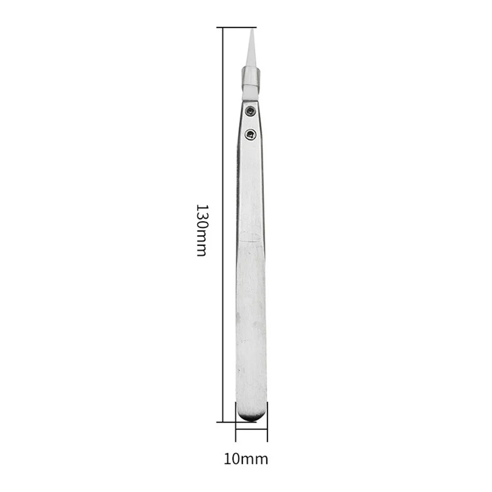 Industrial Grade Ceramic Tweezers with Insulated Tips for Safe Use in High Heat Environments 1pc Precision Tool