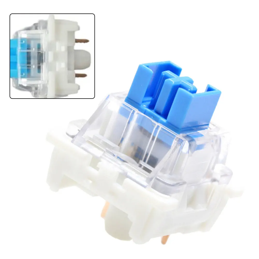 50Pcs Outemu Switch Mechanical Keyboard 3Pin Tactile Switch Tactile Silent Switches LED DIY Mechanical Keyboard Linear Tactile