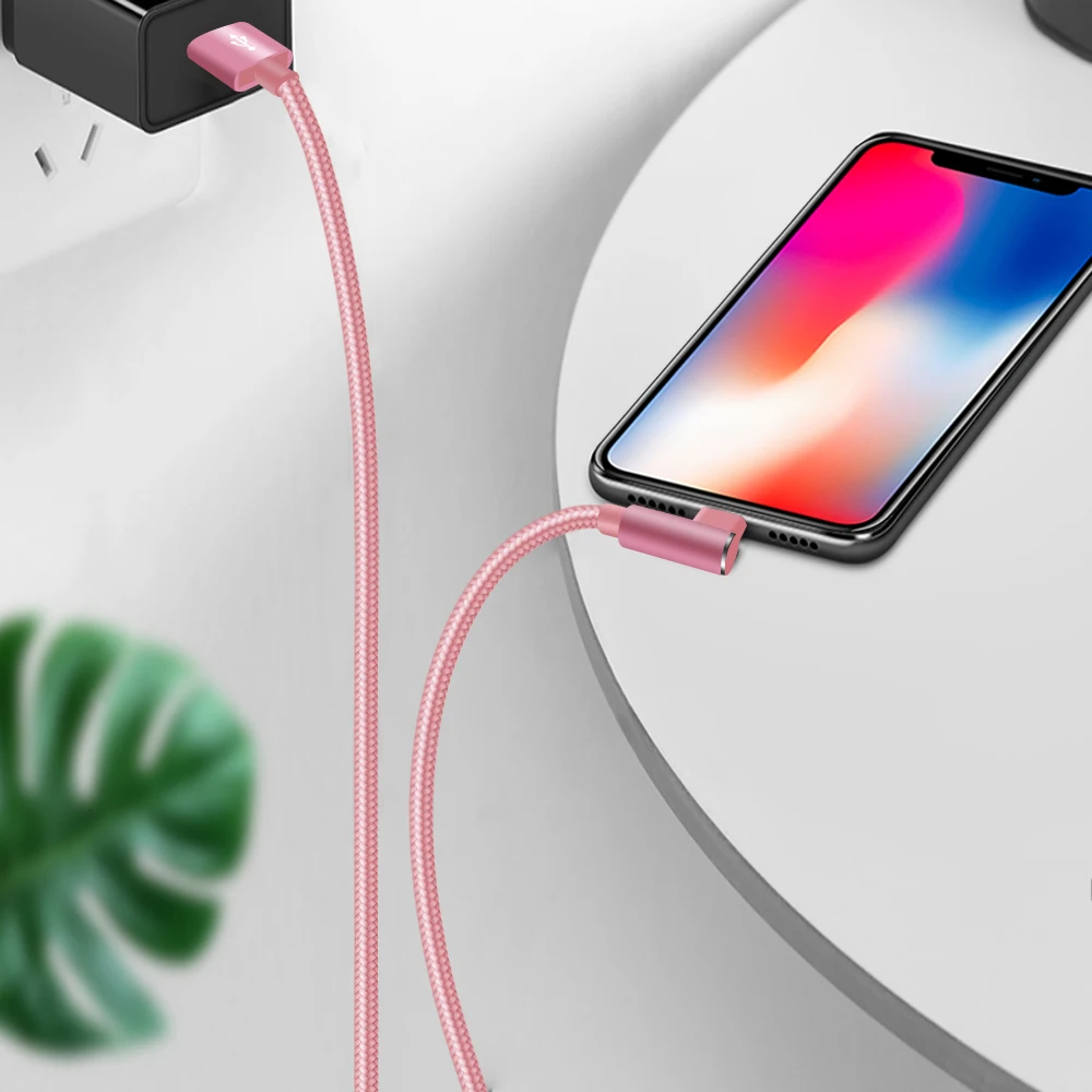 ANSEIP USB كابل الشاحن آيفون 14 13 12 11 XS ماكس XR X 8 7 6 Plus SE باد أصل الهاتف المحمول سلك طويل بيانات الحبل 3m