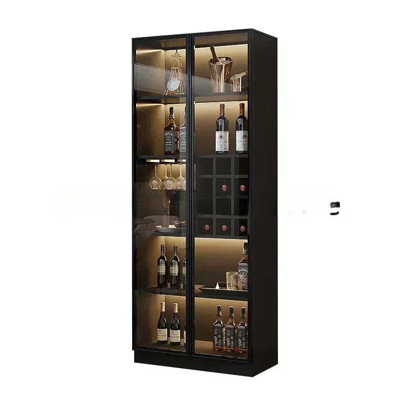 

Wall Display Wine Cabinets Living Room Luxury Modern Kitchen Wine Cabinets Simplicity Glass Vino Bar Furniture