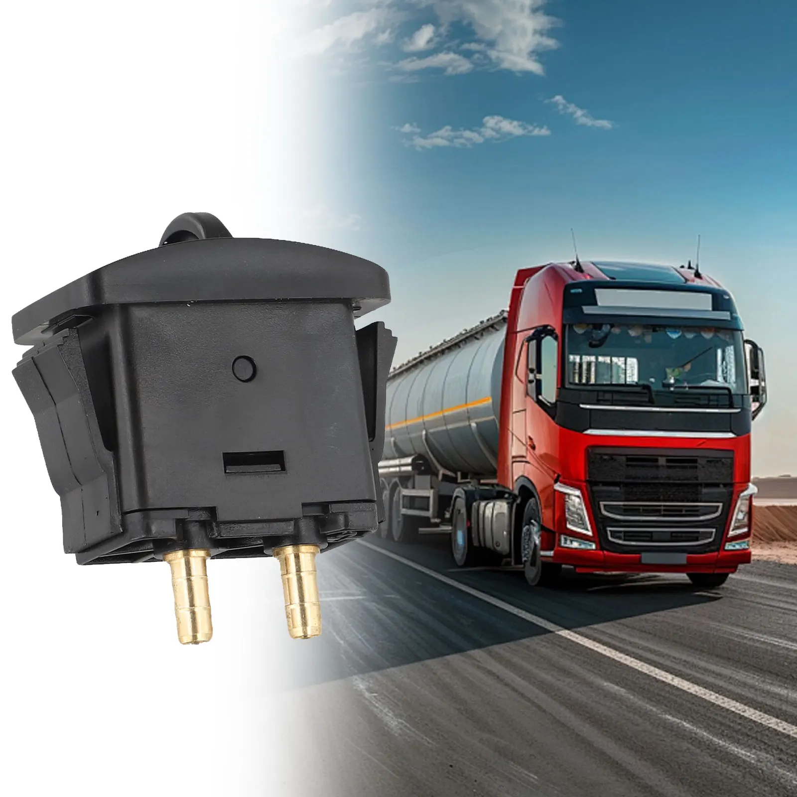 Improve Vehicle Safety Stability Air Spring Switch Manual Operation Switch Pneumatic Suspension 2-pin Connector
