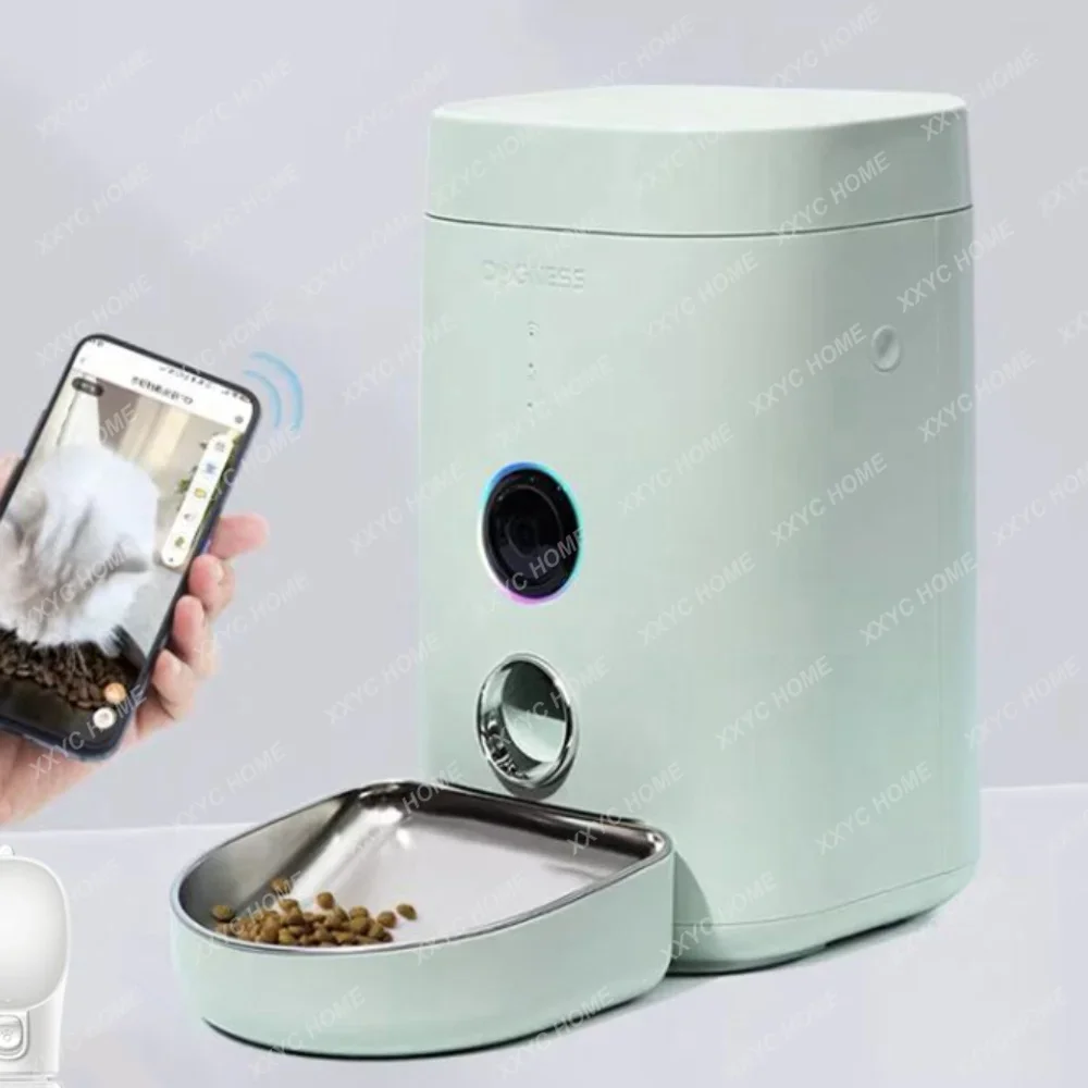 

Pet Cat Automatic Feeder Cat Timing Quantitative Cat Food Dog Food Feeding Machine Feeding Dog Remote Monitoring