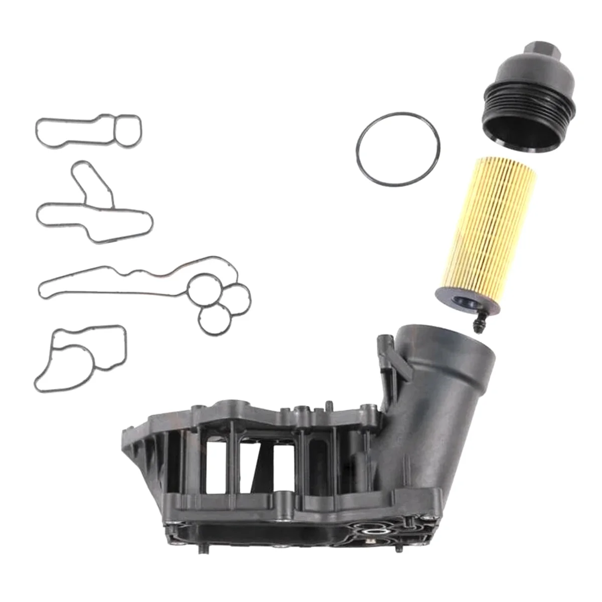 

11428507697 Корпус автомобильного масляного фильтра для BMW 1, 3, 4, 5 серии X3 X5 F30 F10 E90, корпус масляного радиатора