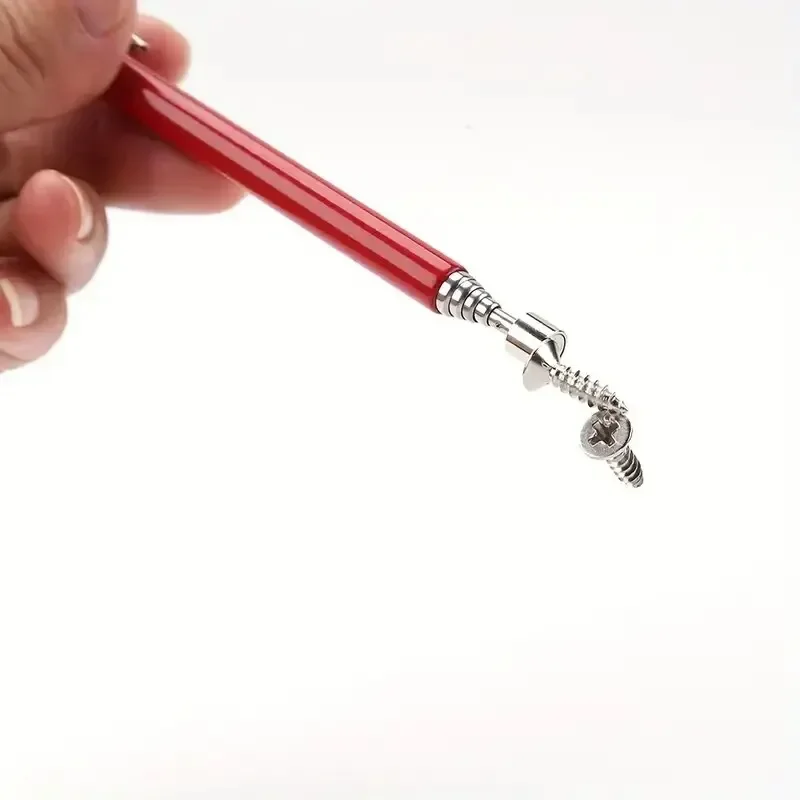 2 Stück magnetisches, stiftförmiges Pickup-Werkzeug, einziehbarer Teleskop-Pickup-Stick für Elektronik-Teleskop-Reach