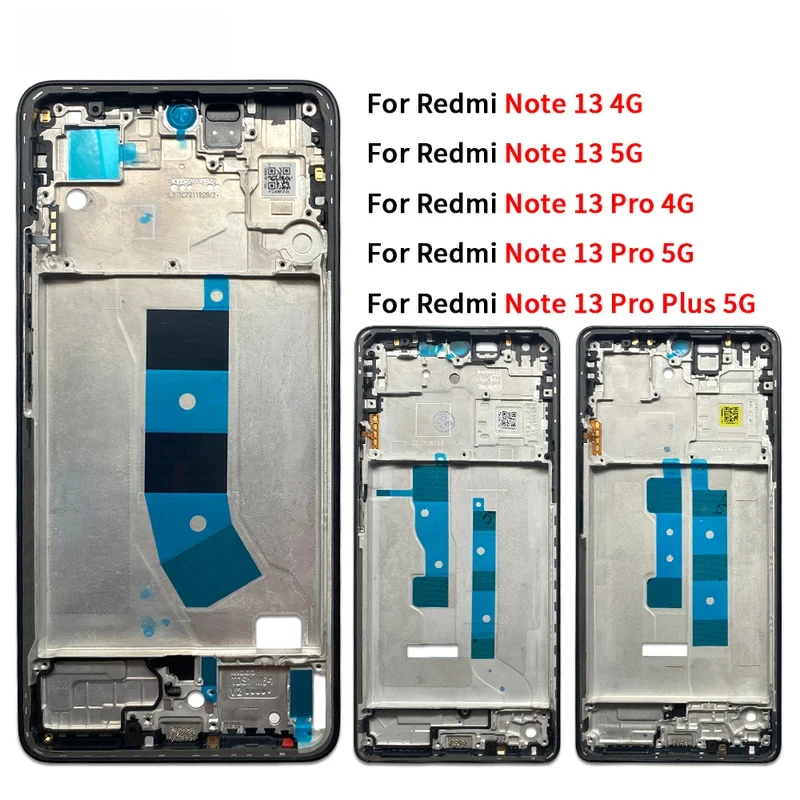 

Front Housing LCD Frame Shell Screen Bezel Holder Replacement Parts For Xioami Redmi Note 13 Pro Plus 4G 5G