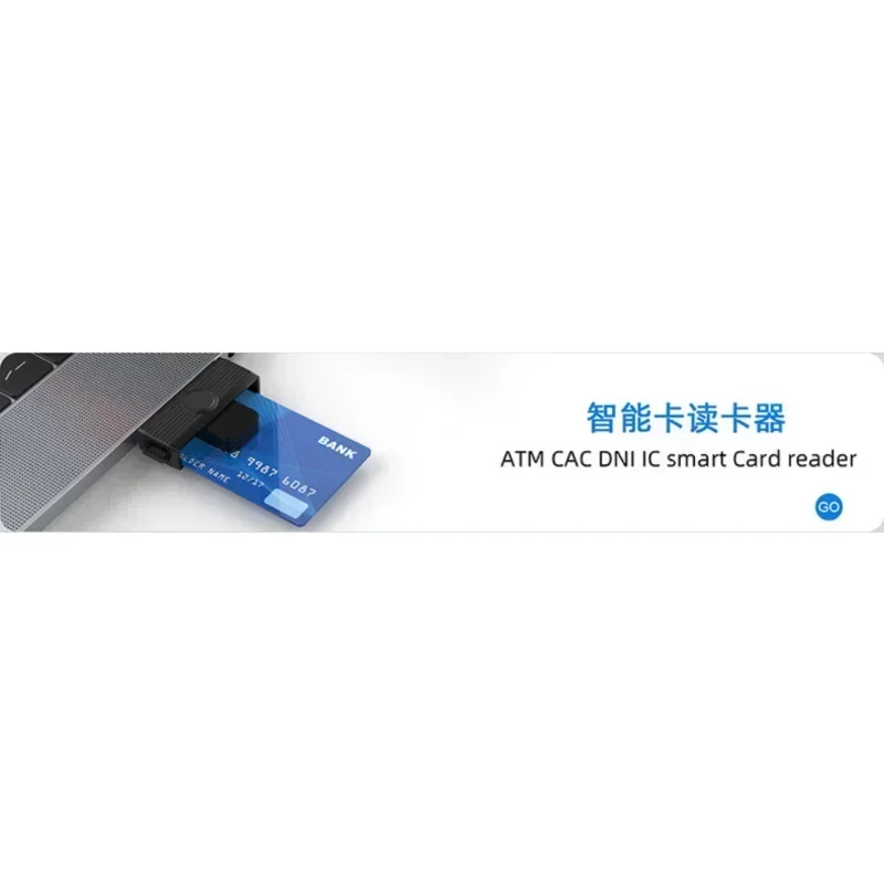 1pcs USB type c smart Card Reader memory ID Bank EMV electronic DNIE dni citizen sim cloner connector adapter for Mac OS、Windows