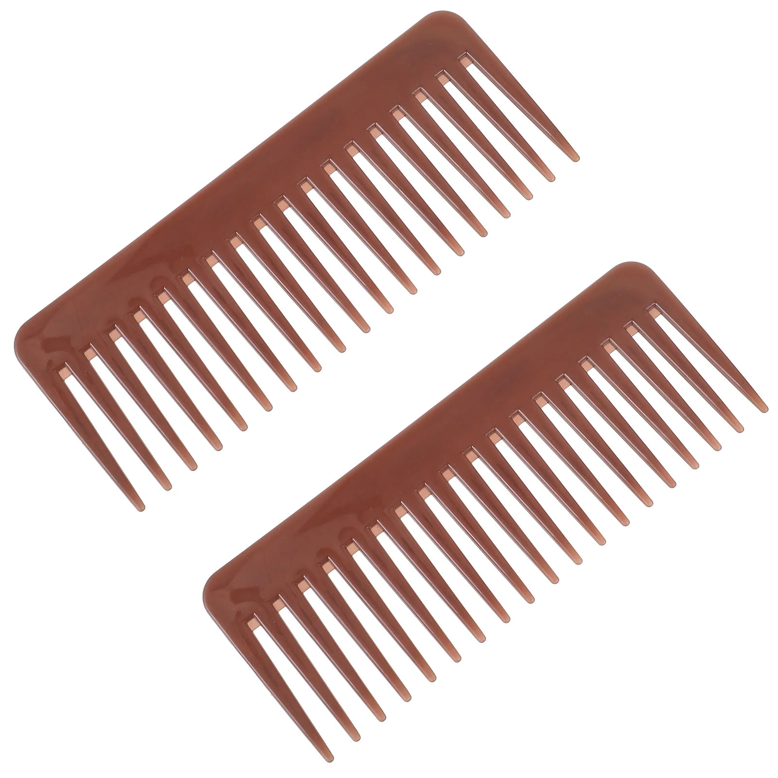 

2 Pcs Inflatable Wide Tooth Comb Double-layer Headband Hairdressing Man Linen Banner