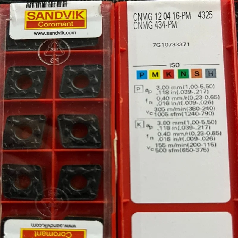 

Hard alloy cutting blades CNMG120416-PM 4315