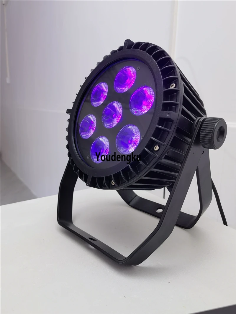 

10pcs Festival Event Lighting 6in1 Waterproof Par 7x18w rgbwa uv 6in1 Led outdoor Stage par Light