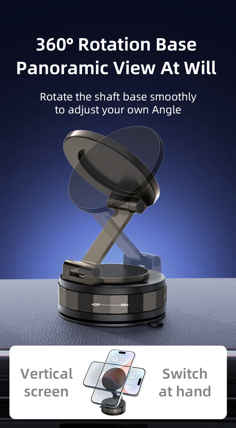 Magnetic phone holder details