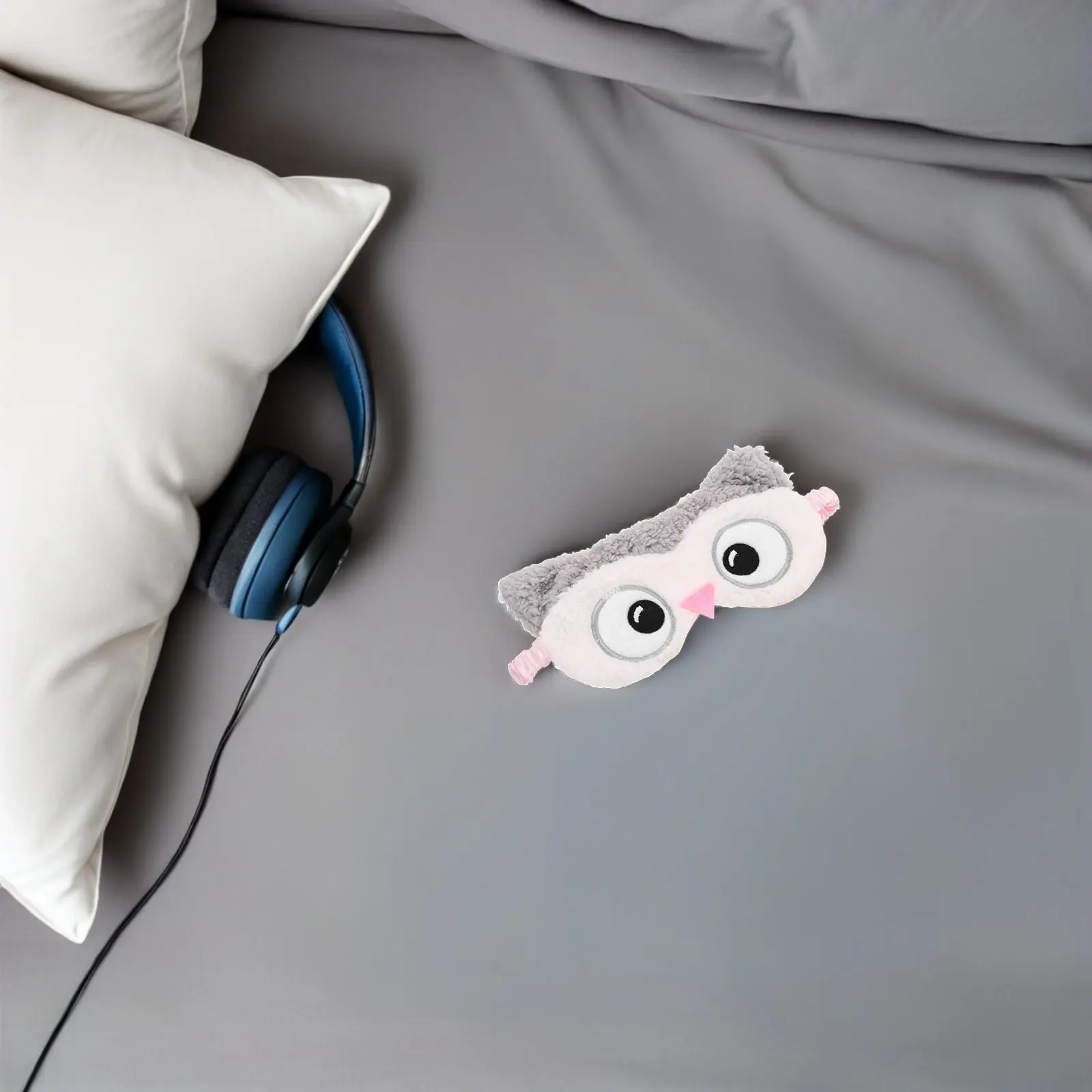 

Creative Owl-Shaped Eye Mask Soft Light Blocking Sleeping Blindfolds Cartoon Animal Sleep Cover for Travel Home