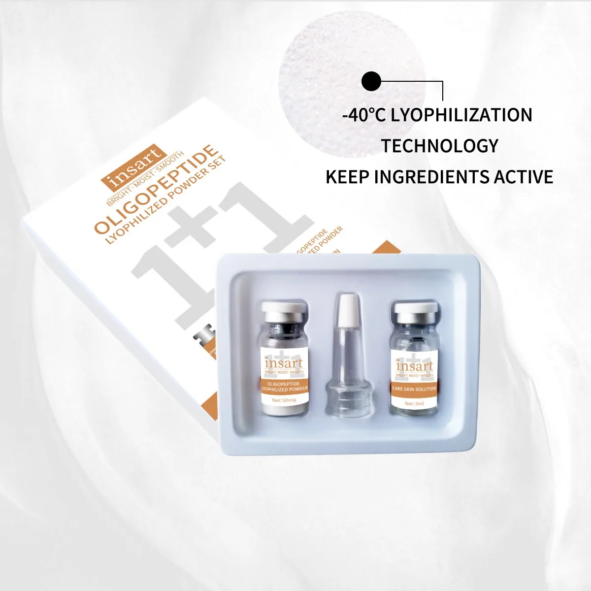 Oligopeptide  Niacinamide VC Lyophilized Powder Face Serum Anti Aging Brightening Moisturizing Essence for All Skin Skincare