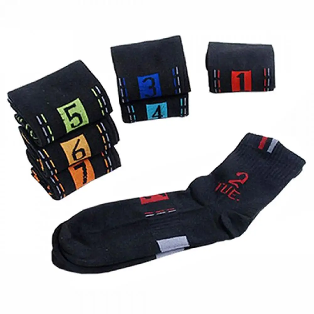 7 Pairs Men Socks Breathable Winter Cotton 7 Days 1 Week Comfortable Unisex Summer Ankle Socks Gift Box