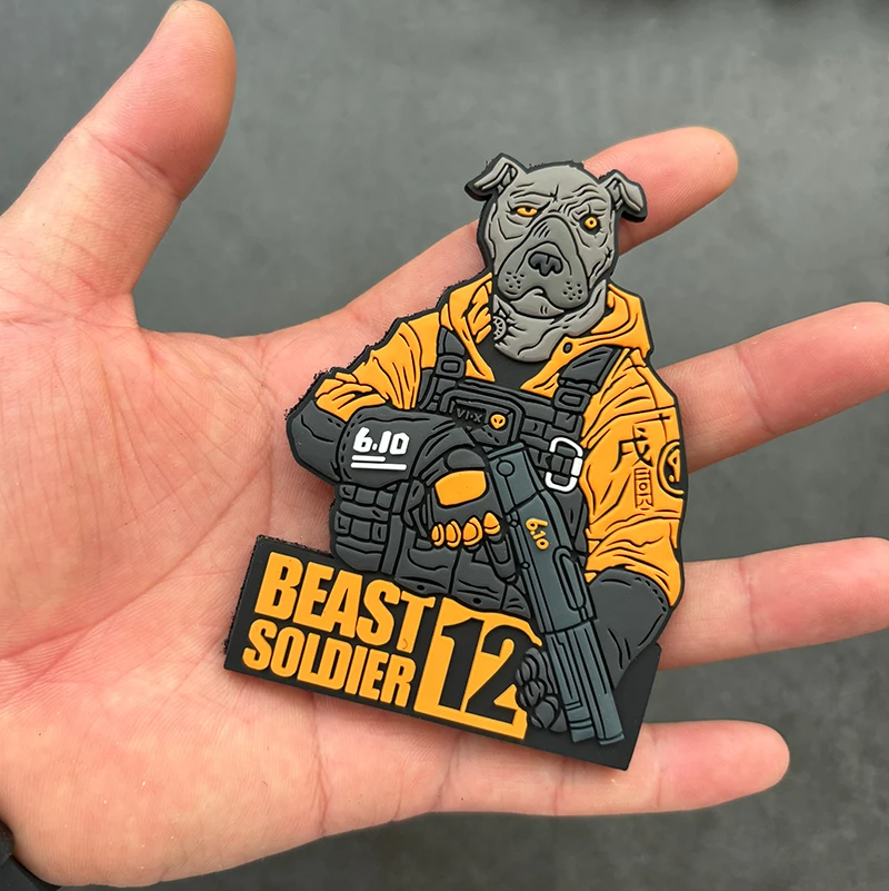 شارة تكتيكية ثلاثية الأبعاد من 12 كلب زودياك ، رقعة للملابس والحقيبة ، حقيبة تزيين ، استهداف ، تنين ، أرنب ، ماشية ، نمر ، وحش ، جندي ، أسلحة
