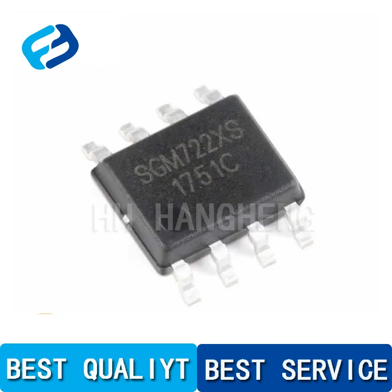 10PCS/LOT SGM722XS/TR SOIC-8 CMOS Operational Amplifier Chip