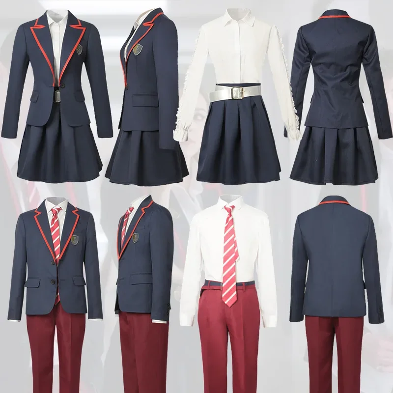 

Elite Las Encinas School Uniform Cosplay From The Hit Series "Elite" - British Style School Uniform Halloween Costume